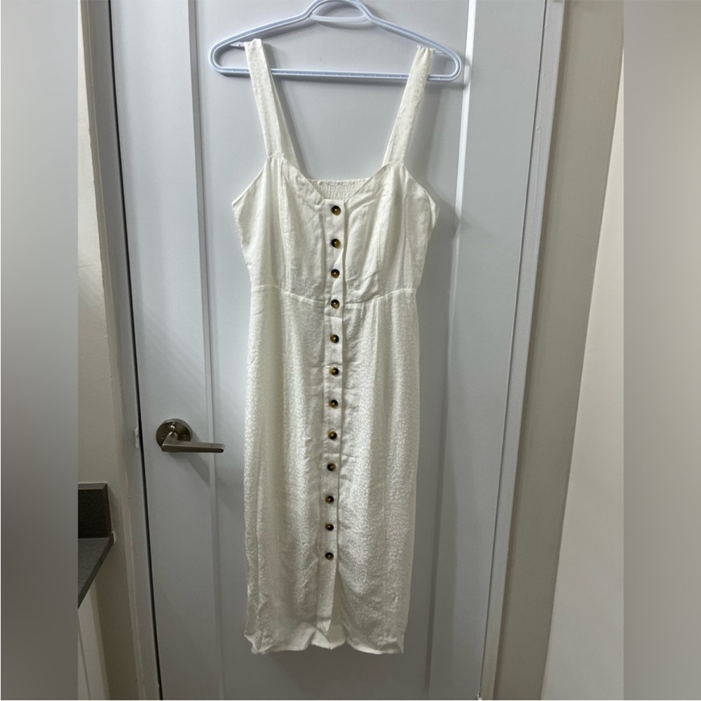 Good American White Button-Down Dress